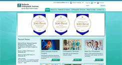 Desktop Screenshot of bethesdaorthopaedics.org